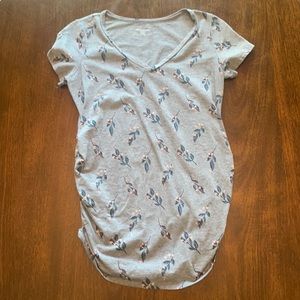Motherhood Maternity Grey Tee Size Small